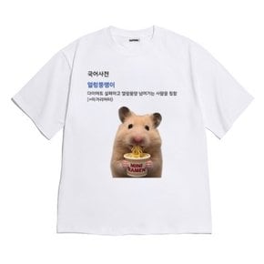 [반팔티셔츠 얼렁뚱땡이]오버핏 여름티 홈웨어 잠옷 커플티 생일 웃