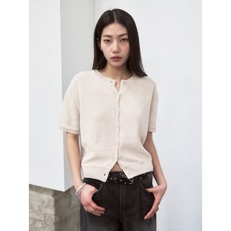 시스에이 슬랙 쿨링 하프 라운드 가디건 [ivory]