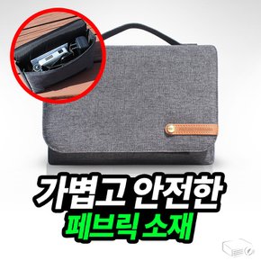 소형 미니빔 프로젝터 이동용 가방 완충재내장 패브릭 충격흡수