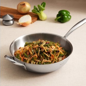에델코첸 통5중 루체 웍팬 28cm (미러) 뚜껑미포함