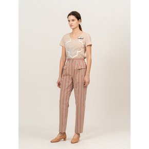 STRIPE POCKET DETAIL PANTS (JTSS106)