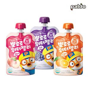 시리즈몰 팔도 뽀로로 워터젤리 120ml x 10개입 포도맛/오렌지맛/복숭아맛 골라담기