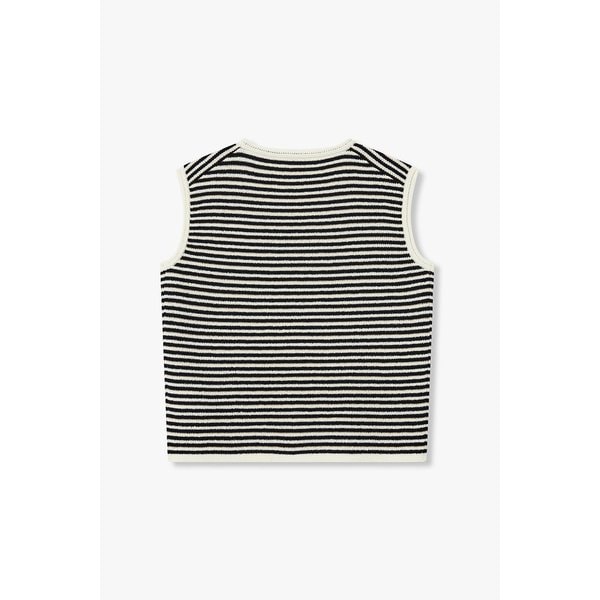 스트라이프 슬리브리스 니트 IA16152150147