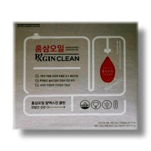 정관장 홍삼오일 알엑스진 클린 502mg x  60캡슐(1)