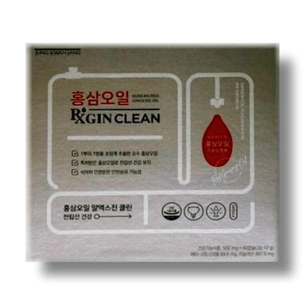 정관장 홍삼오일 알엑스진 클린 502mg x  60캡슐 (S17976261)