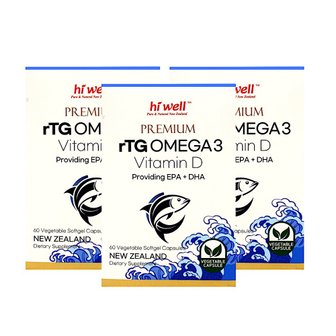 하이웰 프리미엄 슈페리어 알티지 오메가3 60소프트젤캡슐 3개