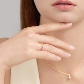 14K 제린 클로버 컷팅 반지
