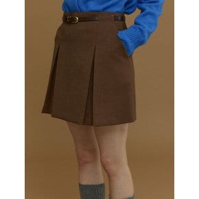 TUCK WOOL SKIRT [2COLOR]