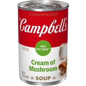 [해외직구] Campbells 캠벨스 98% 무지방 버섯 크림 스프 298g 4팩