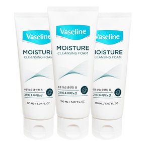 바세린 클렌징 폼 모이스처 150mL x 3개