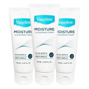 바세린 클렌징 폼 모이스처 150mL x 3개