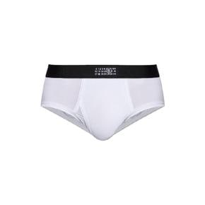 MM6 메종 마르지엘라 로고 자수 브리프 MJL6100300 101 TP978217586