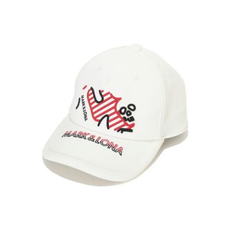 마크앤로나 (국내배송) 24SS 마크앤로나 시냅스 캡 화이트 MLF-4A-FC06