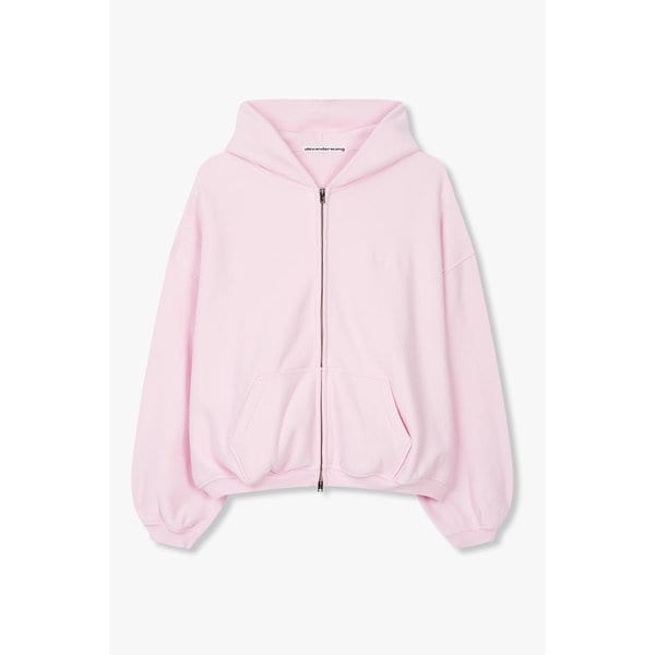 [UNISEX] 드롭 숄더 로고 후디 집업 3625301006000