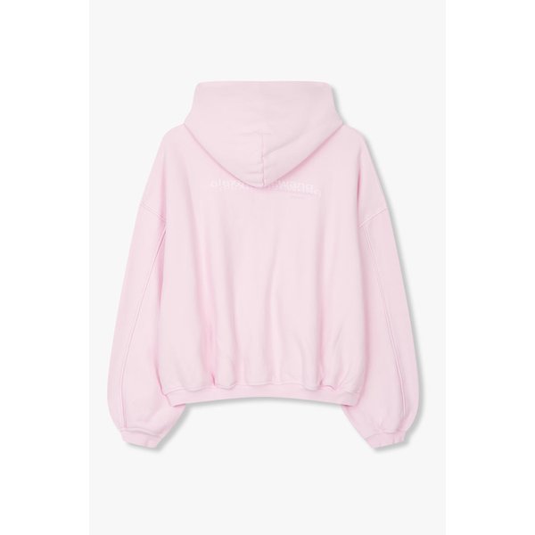[UNISEX] 드롭 숄더 로고 후디 집업 3625301006000