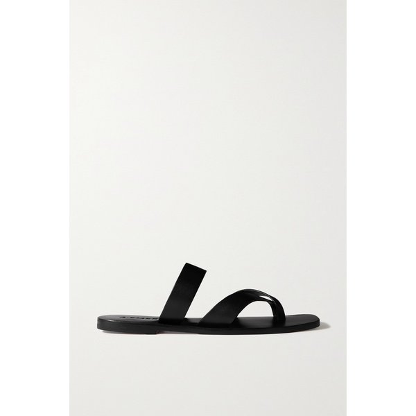 카터 가죽 슬라이더 블랙 1647597320627303