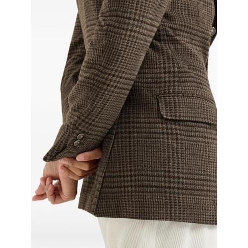 브루넬로 쿠치넬리 수트 자켓 MV4668BTC7 C016 BROWN BLACK
