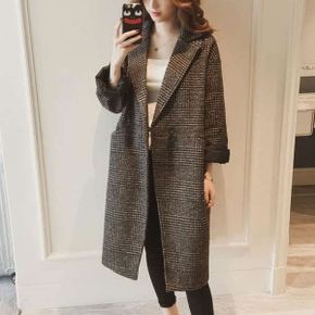 데일리 클래식 체크 코트