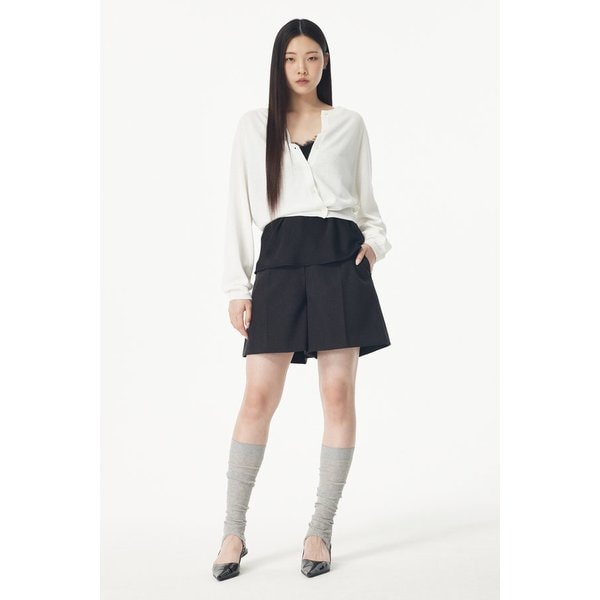 백 레터링 래글런 가디건 7115250406101