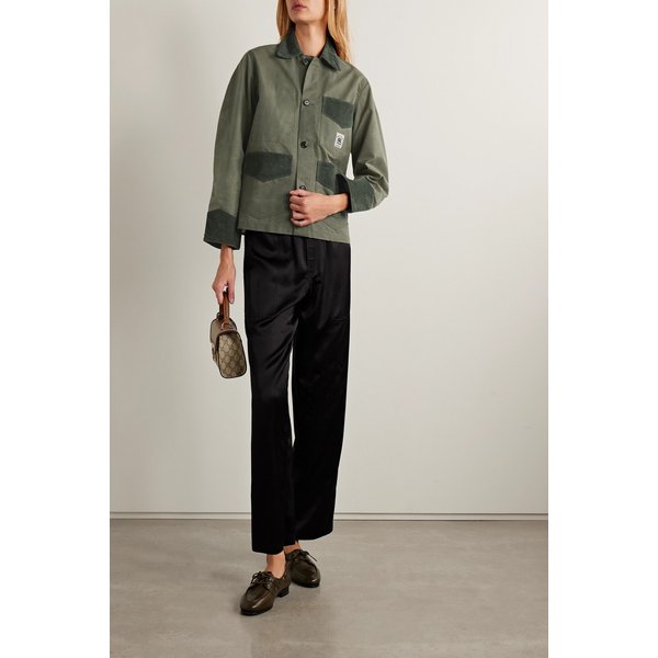 보디 코듀로이 트림 왁스드 코튼 재킷 46376663162879719