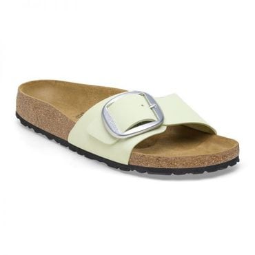 버켄스탁 우먼 Birkenstock 마드리드 빅 버클 Nubuk 레더 - 페이디드 라임 1026517