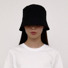 Cotton Bucket Hat (Black)