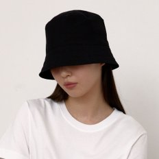 Cotton Bucket Hat (Black)