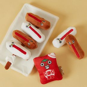 7번버스 개챺 소떡소떡 강아지 장난감