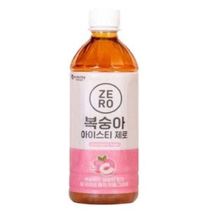  맥널티 복숭아 아이스티 제로 500ml 12입