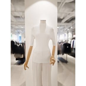 [파주점] [더아이잗컬렉션]시스루 하프넥 풀오버 니트 CS3B1PO411