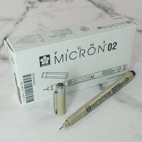 사쿠라 피그마 MICRION 0.3mm Black 1다스(12자루)