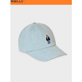 W.A.U Steve Denim Ball Cap(LIGHT INDIGO)-WHACG2221A