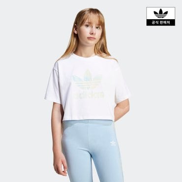 아디다스키즈 (130-160) LOOSE CR TEE (JD2947)