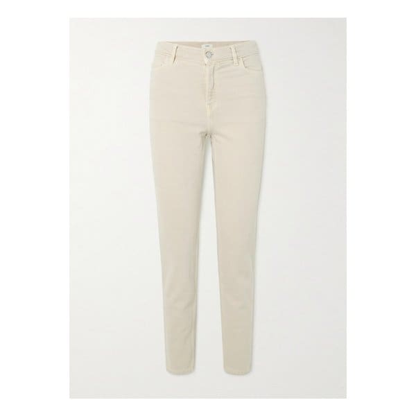 로우라이즈 슬림 진 크림 1647597354778322