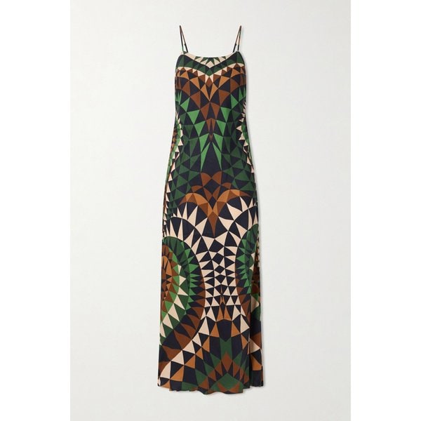 팜리오 하트 데코 새틴 맥시 원피스 46376663162974263