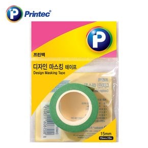 디자인마스킹 초록  DM08-1510  15mm x 10m 프린텍 .