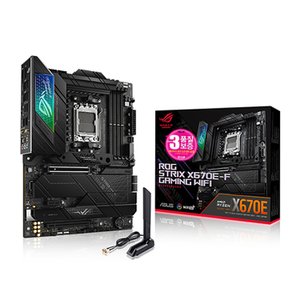 ASUS ROG STRIX X670E-F GAMING WIFI STCOM 에이수스 컴퓨터 PC 게이밍 메인보드 AMD CPU 추천