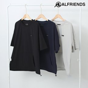 W WBTM275 오버핏 하프 맨투맨