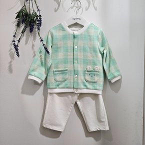 안토 체크 자가드 상하  01T23008