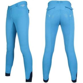 독일 HKM 여자 풀시트 승마바지 1851056 Emma Womens Riding Breeches Silicone Full Seat Azure