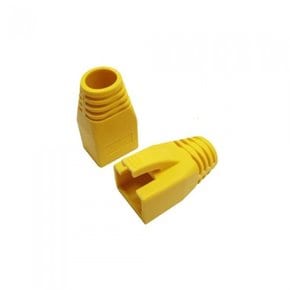 LANstar CAT.7 통부트 R45 보호캡 8파이 노랑 LS-BOOT-CY7