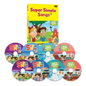 [DVD]슈퍼심플송 SUPER SIMPLE SONG ABC Phonics&WORD+베스트+스페셜Collection DVD 32종세트