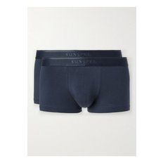 Two-Pack Stretch-Cotton Boxer Briefs 블루 1647597306278681