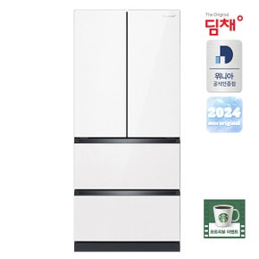 위니아 딤채 EDQ47JBPYWT 2024년형 스탠드형 화이트 김치냉장고 457L