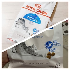 캣 인도어 400g 건식사료 고양이 반려동물