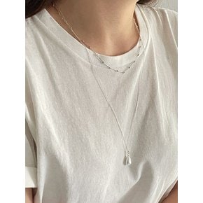 Silver925 Raindrop Long Necklace