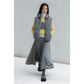 Long Flare Skirt (Gray)_D5KAW24001GYX