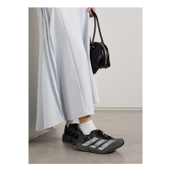 Y-3 아디제로 아디오스 프로 4 고무 트리밍 립스탑 스니커즈 블랙 1647597358103348