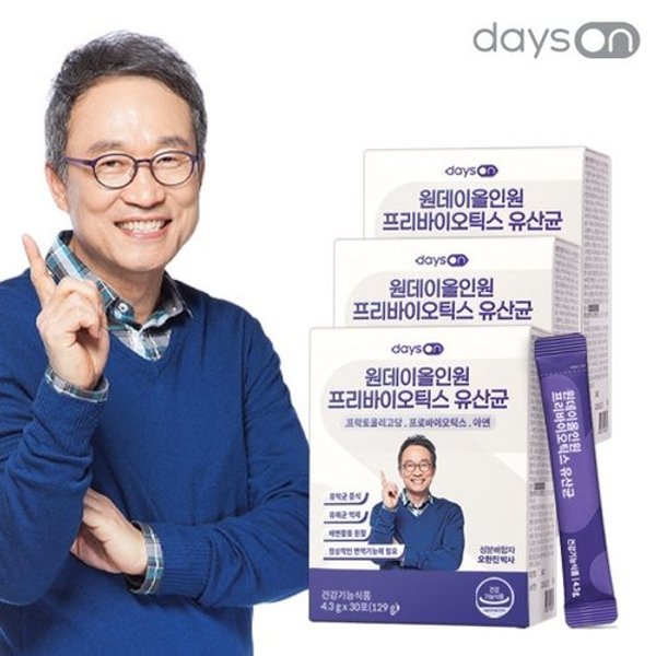 원데이 올인원 프리바이오틱스 유산균 3박스