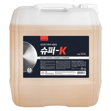  세제몰 슈퍼K 다목적 세정제 기름때 제거 골드 18.75L